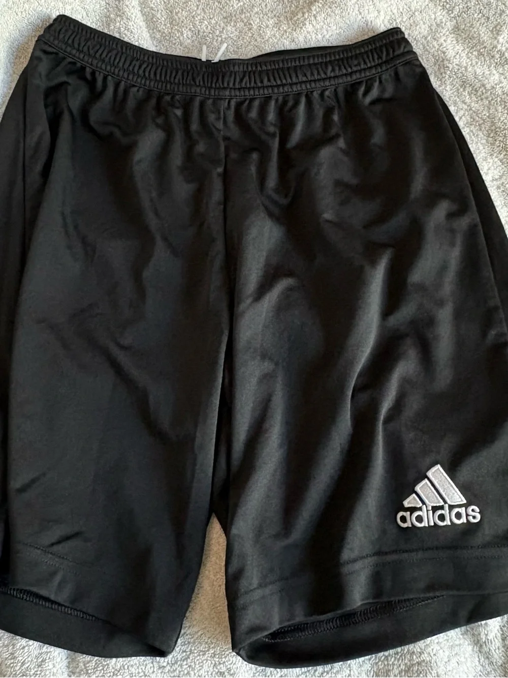 adidas Black Athletic Shorts with Logo